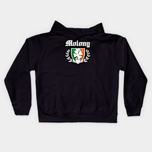 Molony Shamrock Crest Kids Hoodie